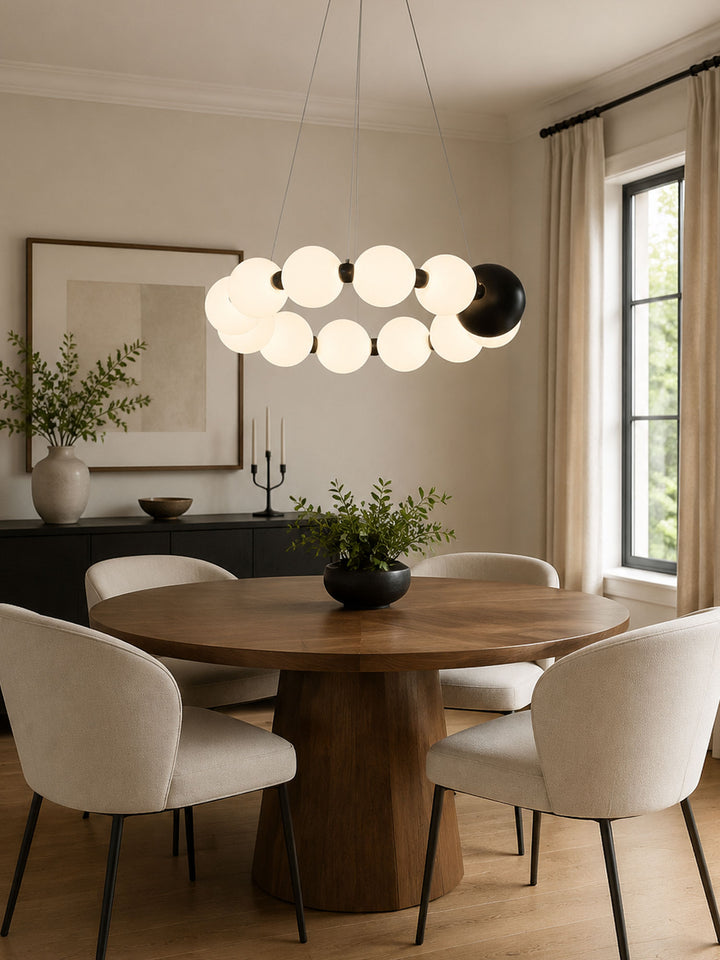 Celestial Bead Ring Chandelier - Vakkerlight
