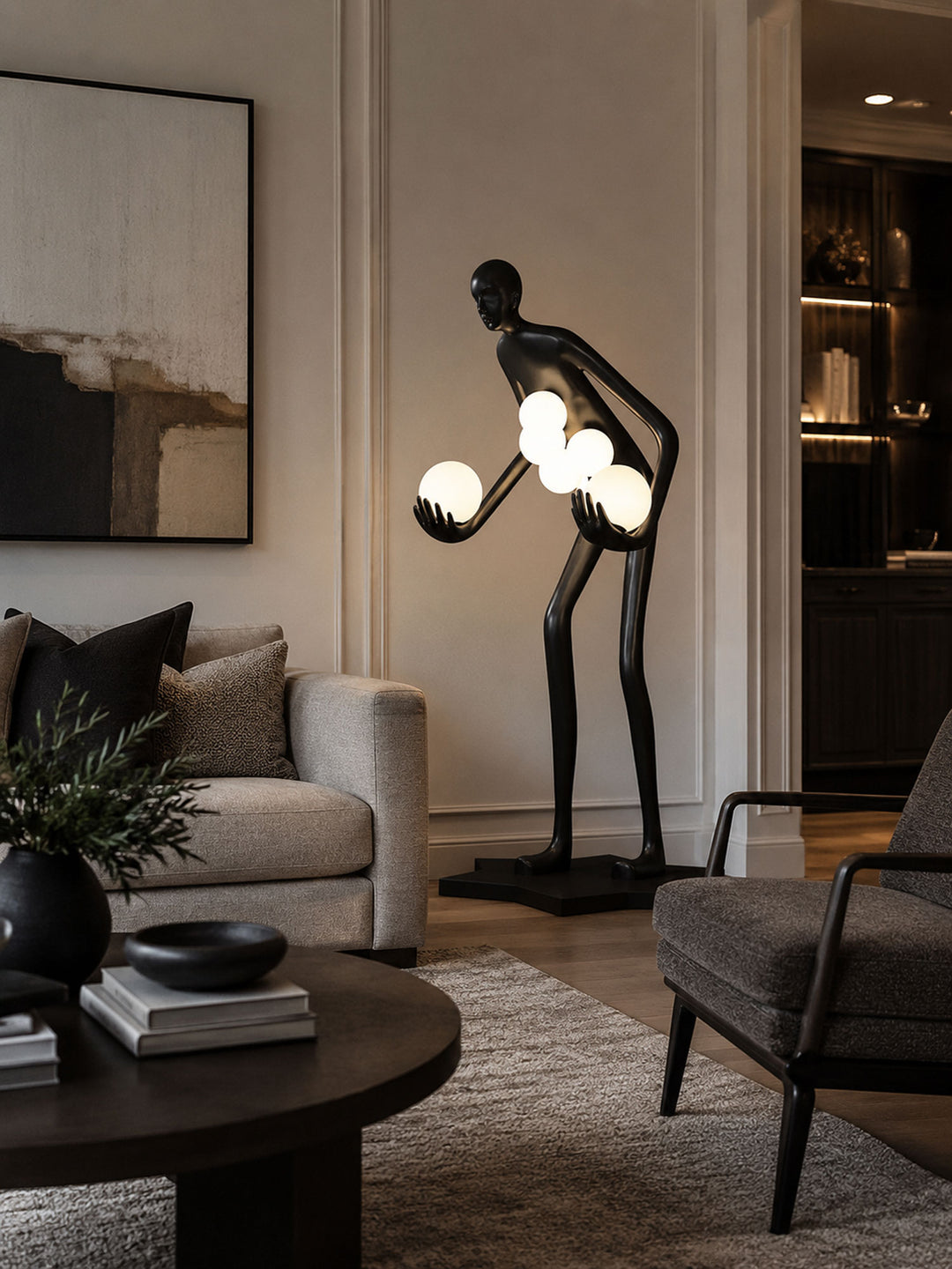 Celestial Guardian Sculpture Floor Lamp - Vakkerlight