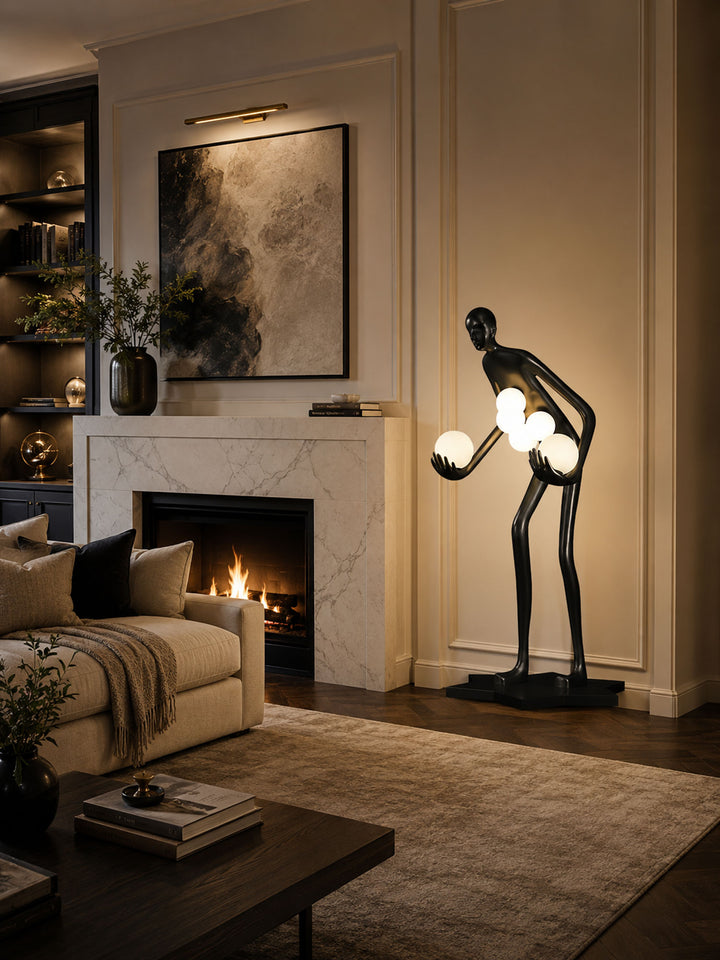 Celestial Guardian Sculpture Floor Lamp - Vakkerlight
