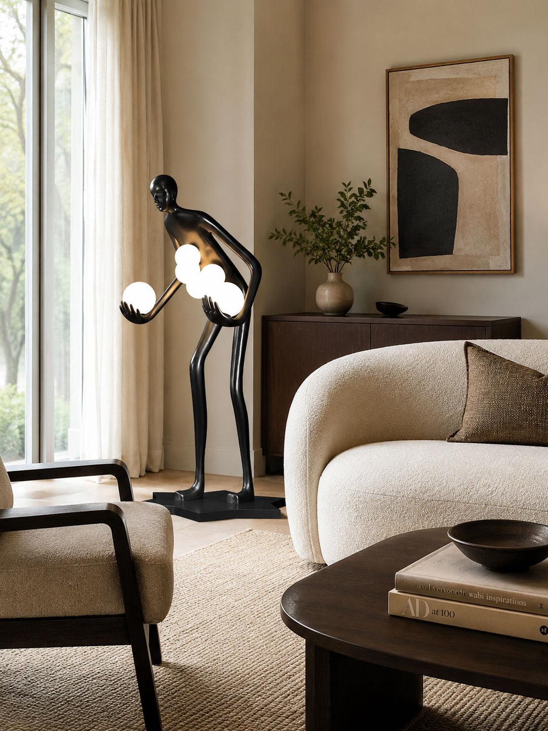 Celestial Guardian Sculpture Floor Lamp - Vakkerlight
