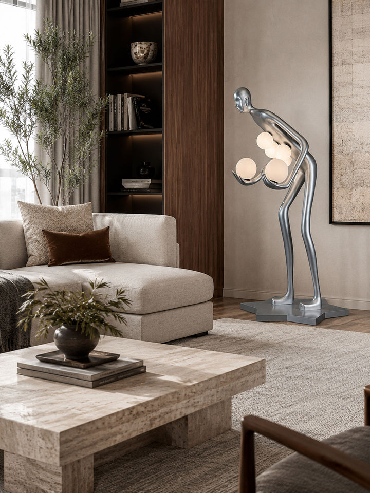 Celestial Guardian Sculpture Floor Lamp - Vakkerlight