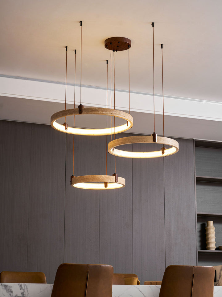 Celestial Orbit Travertine Chandelier - Vakkerlight