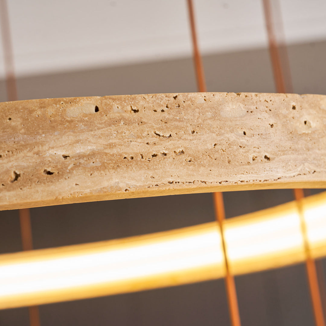 Celestial Orbit Travertine Chandelier - Vakkerlight