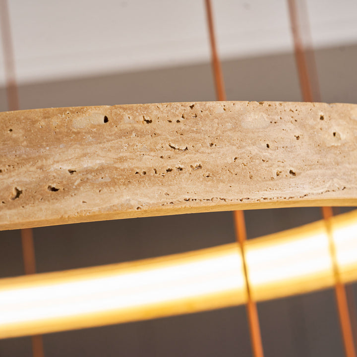 Celestial Orbit Travertine Chandelier - Vakkerlight