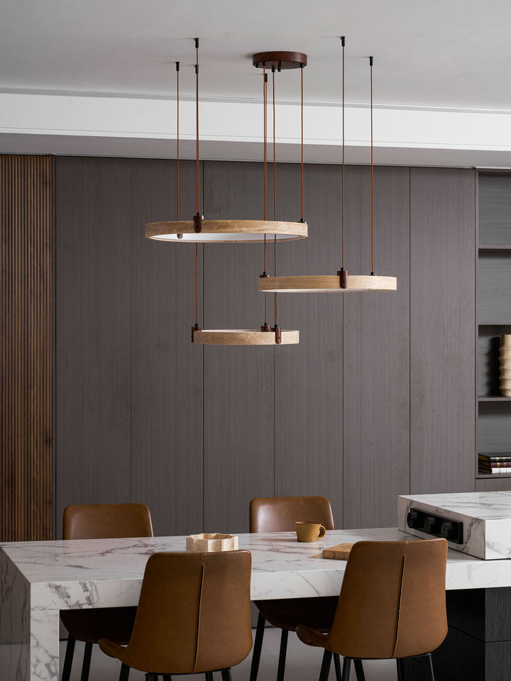 Celestial Orbit Travertine Chandelier - Vakkerlight