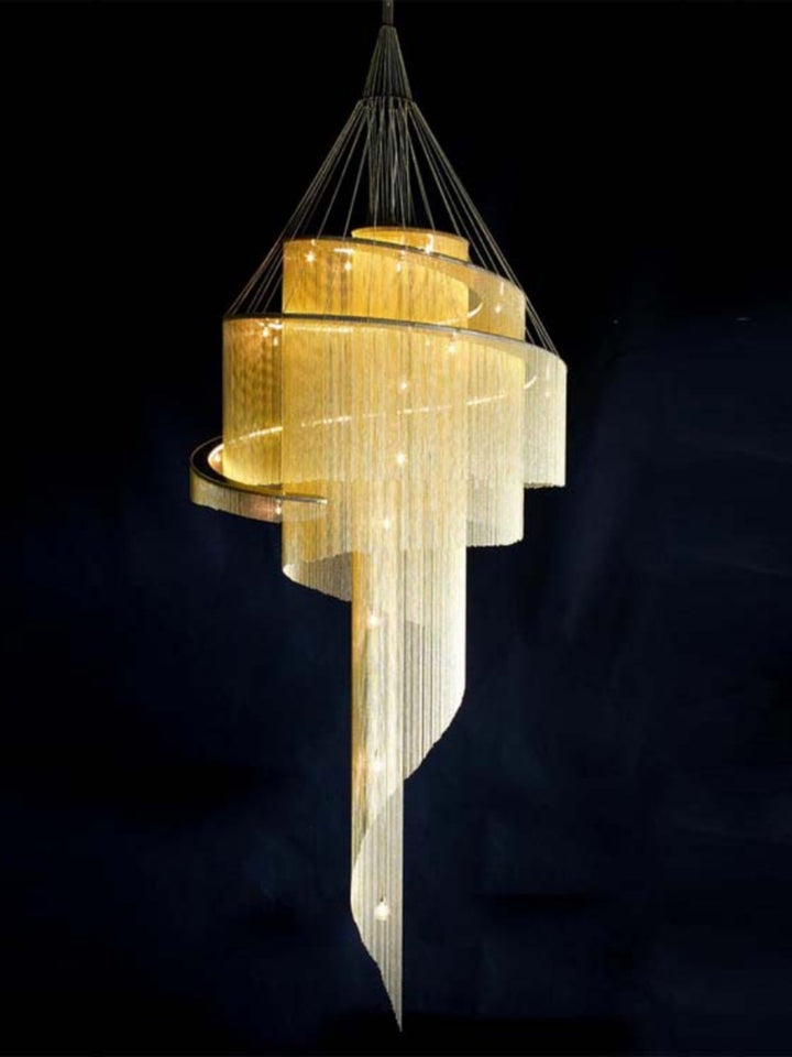 Celestial Twist Chandelier