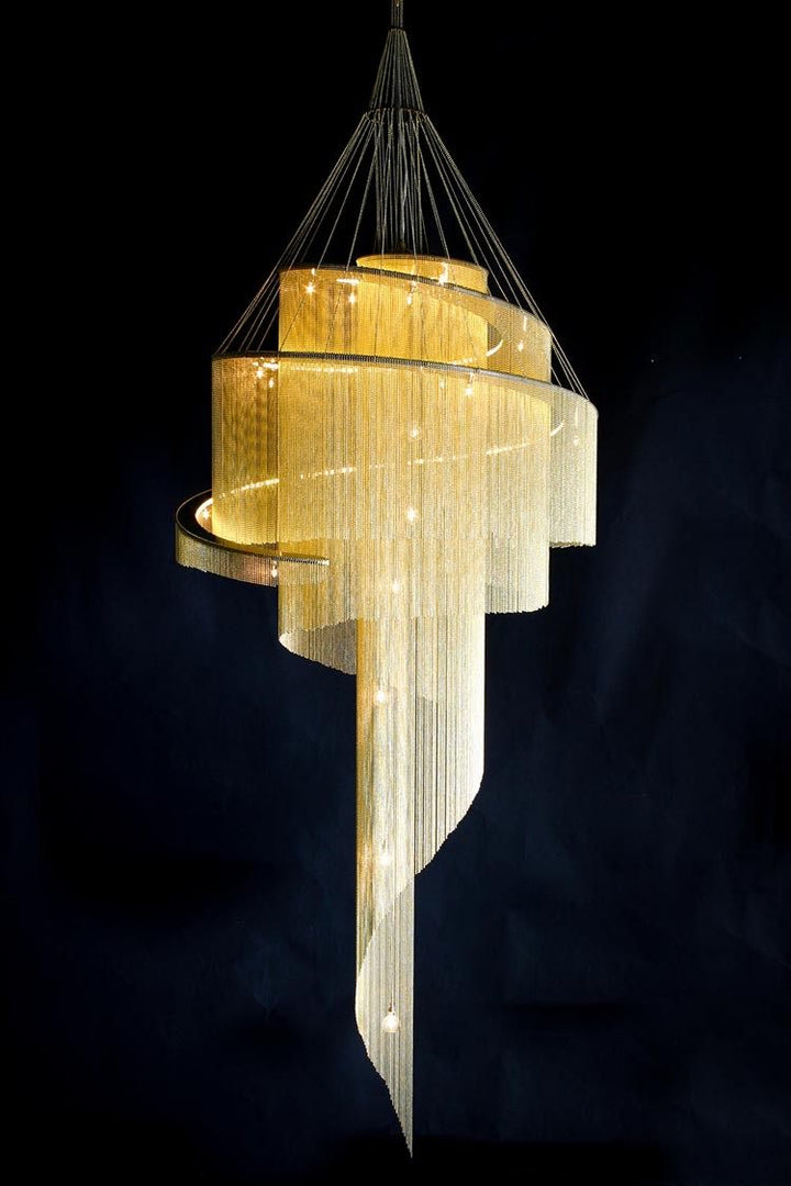 Celestial Twist Chandelier