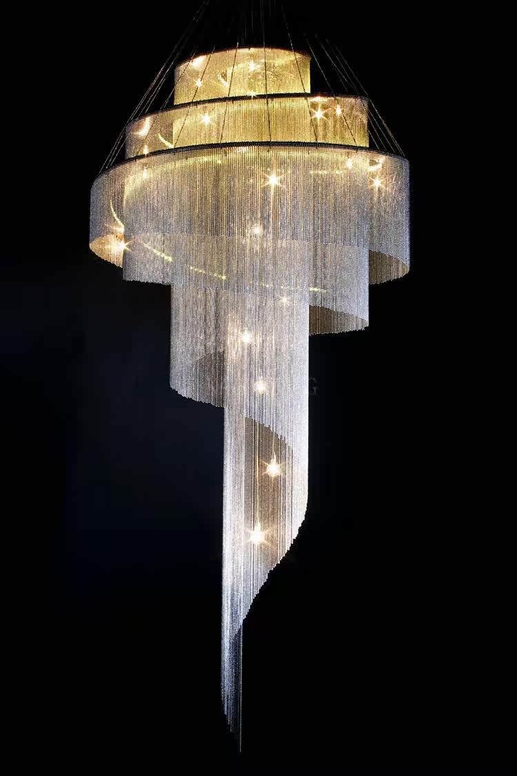 Celestial Twist Chandelier