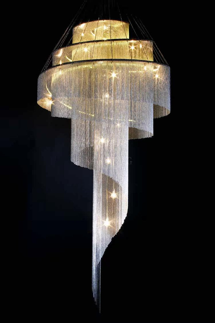 Celestial Twist Chandelier