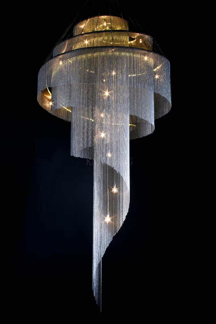 Celestial Twist Chandelier