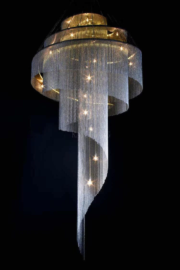 Celestial Twist Chandelier