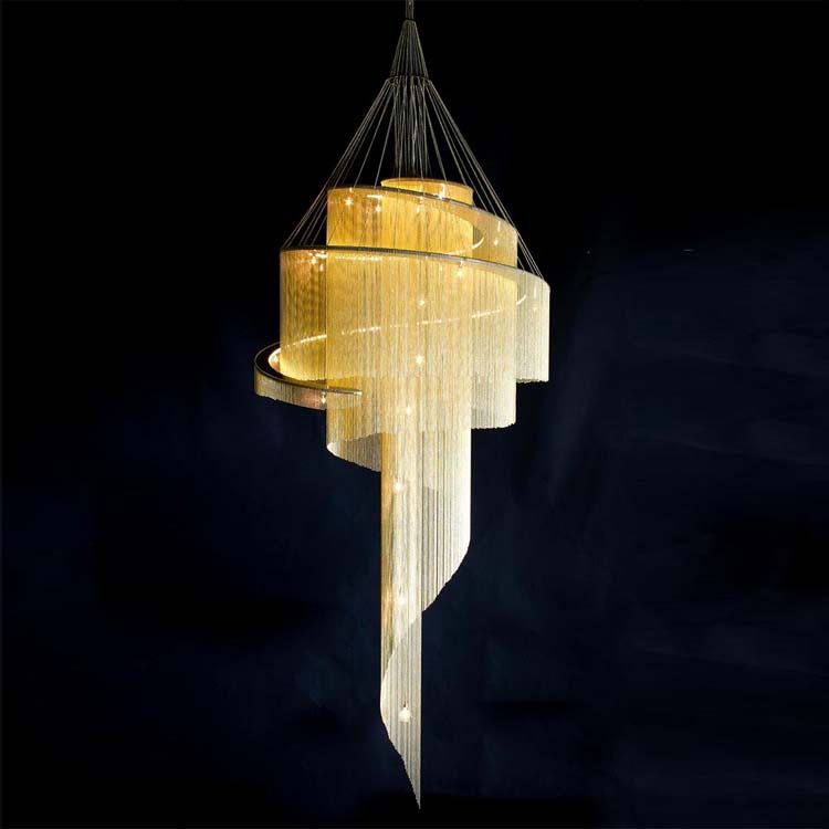 Celestial Twist Chandelier