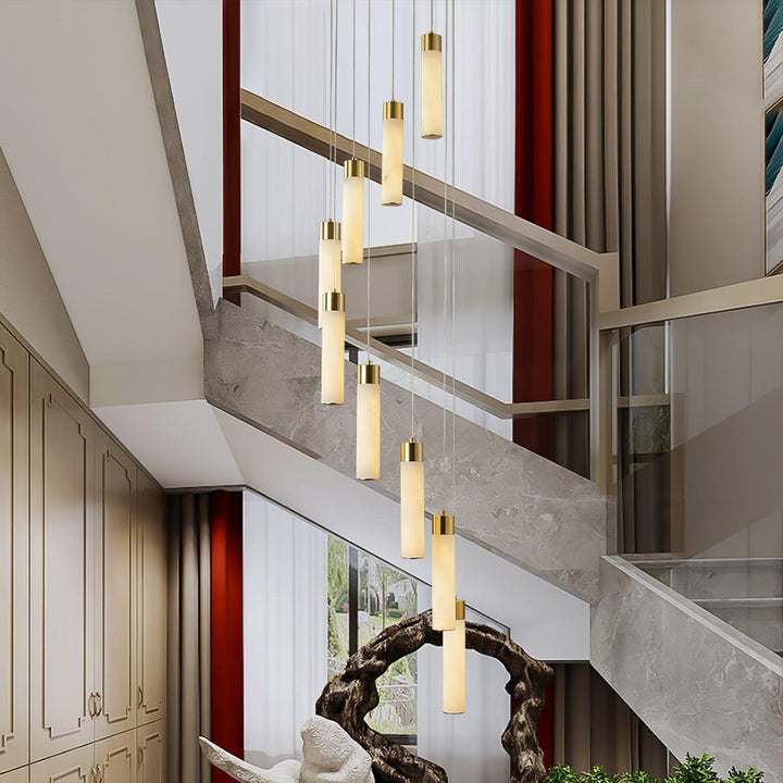 Celestial Alabaster Cascade Chandelier - Vakkerlight