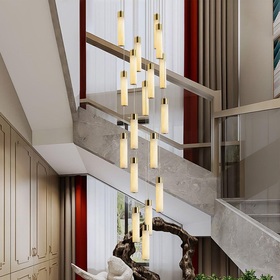 Celestial Alabaster Cascade Chandelier - Vakkerlight