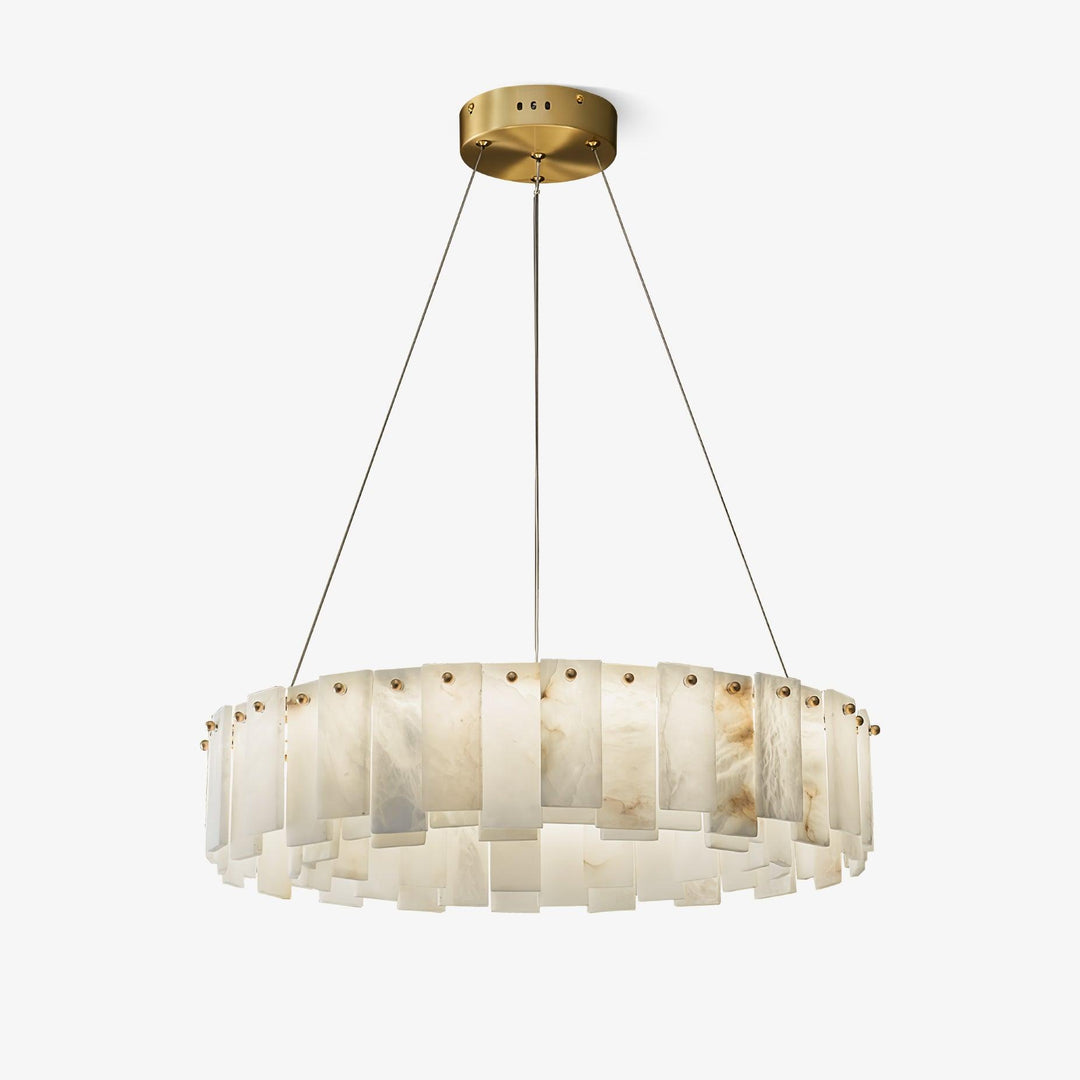 Celestial Alabaster Round Chandelier - Vakkerlight