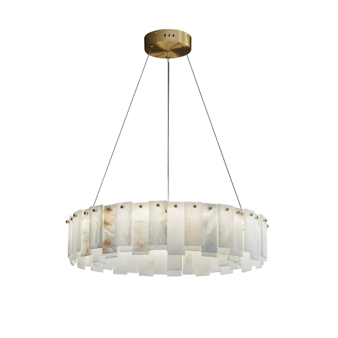 Celestial Alabaster Round Chandelier - Vakkerlight