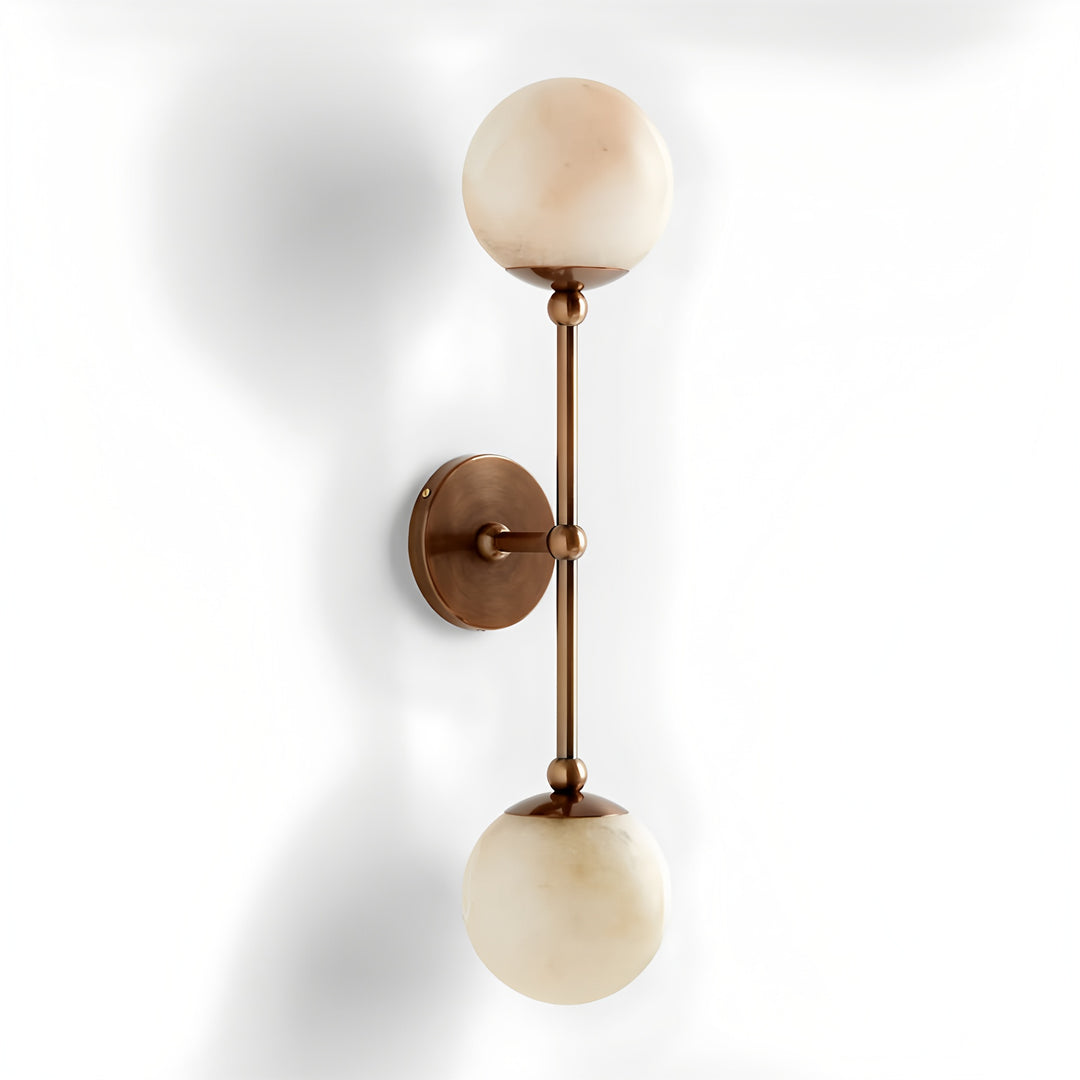 Celestial Double Alabaster Sconce - Vakkerlight