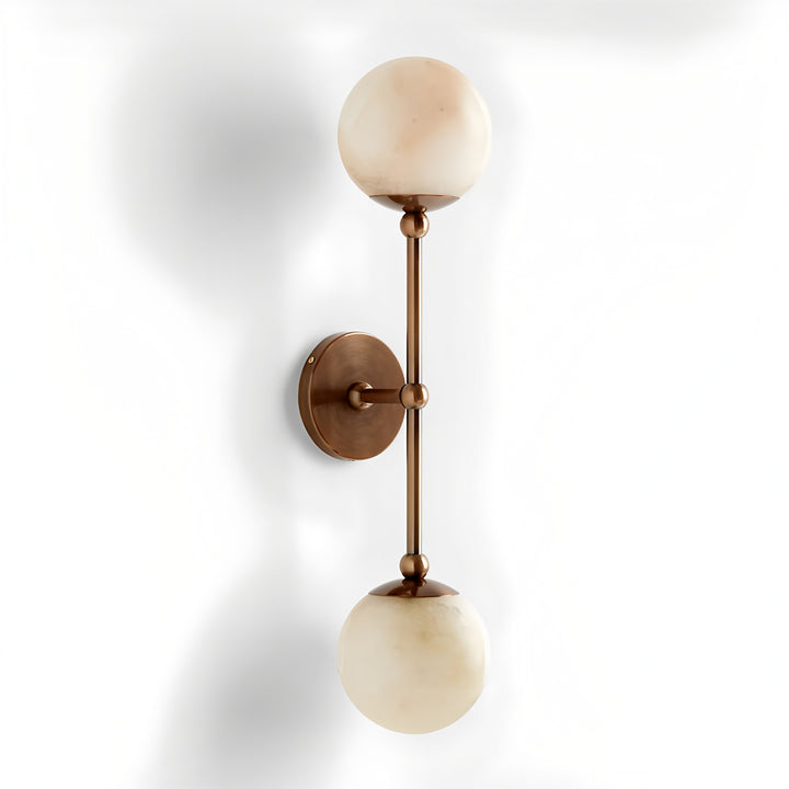 Celestial Double Alabaster Sconce - Vakkerlight