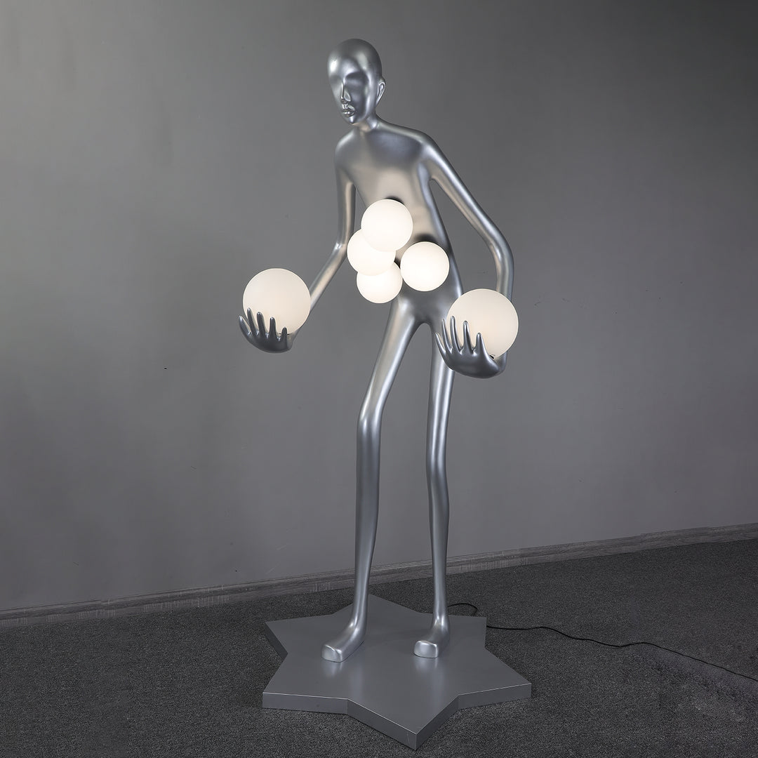 Celestial Guardian Sculpture Floor Lamp