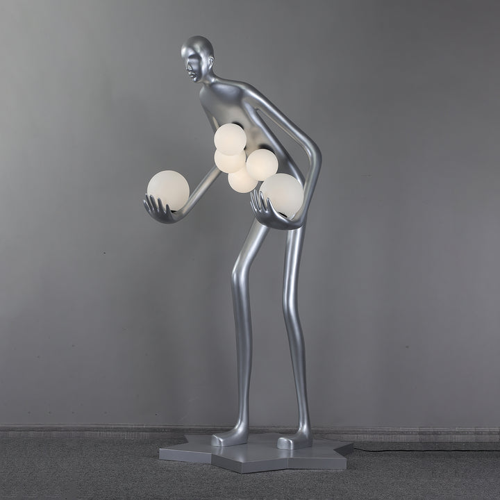 Celestial Guardian Sculpture Floor Lamp