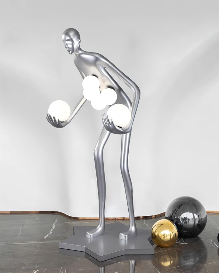 Celestial Guardian Sculpture Floor Lamp