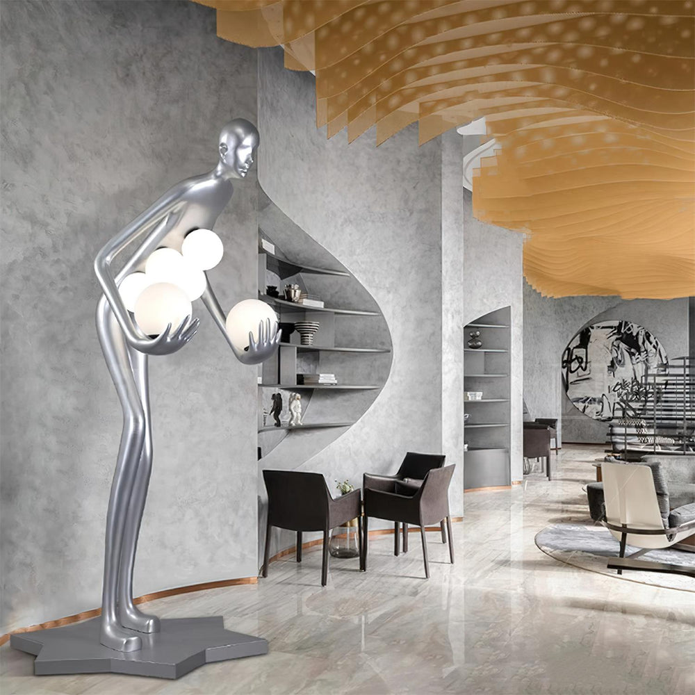 Celestial Guardian Sculpture Floor Lamp - Vakkerlight