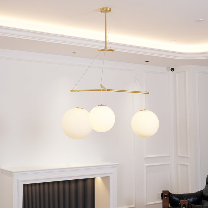 Hemelse Orb Trio hanglamp