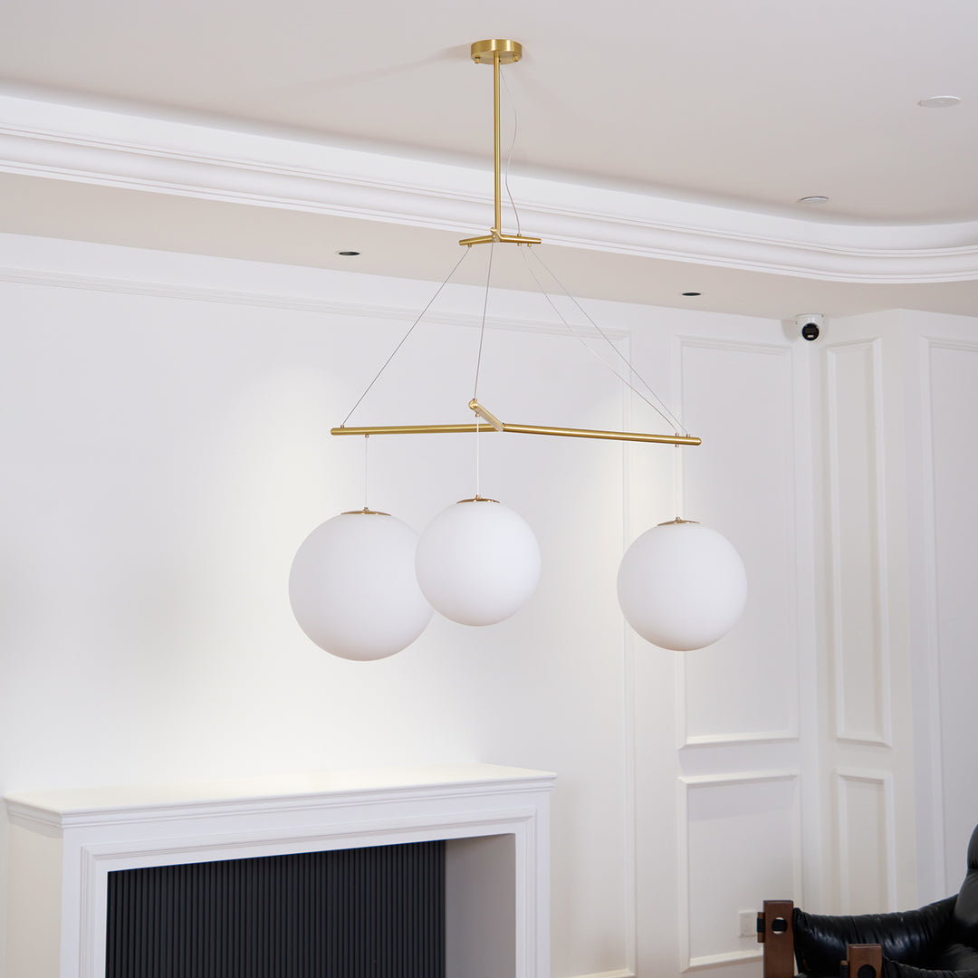 Hemelse Orb Trio hanglamp