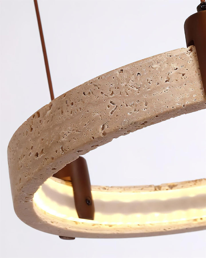 Celestial Orbit Travertine Chandelier - Vakkerlight