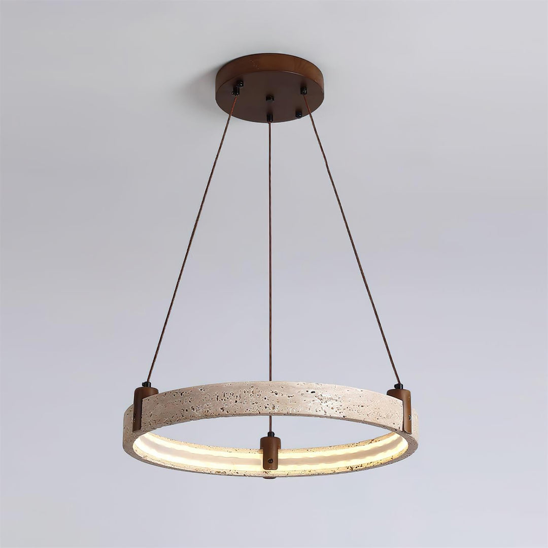 Celestial Orbit Travertine Chandelier - Vakkerlight