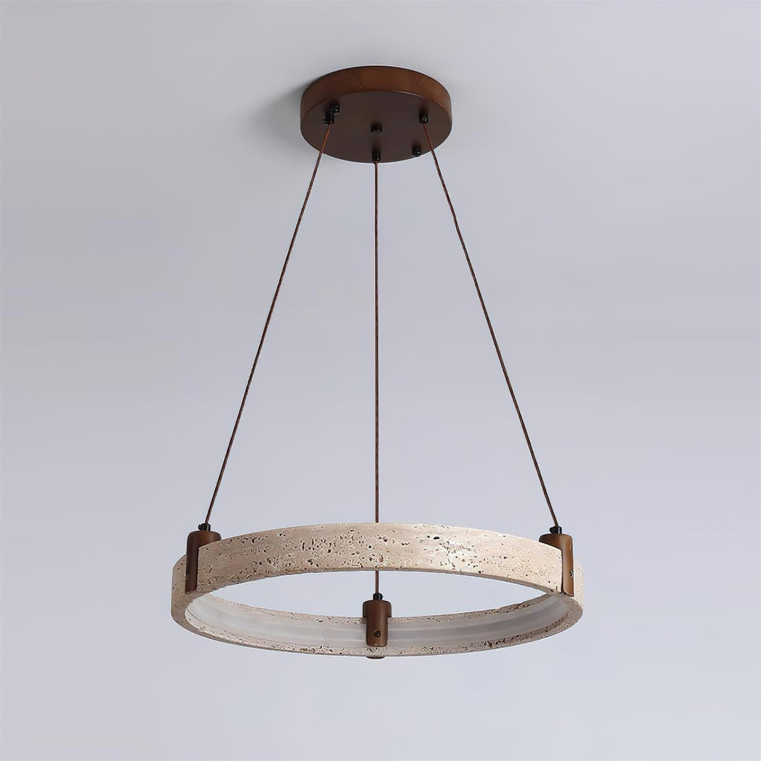 Celestial Orbit Travertine Chandelier - Vakkerlight