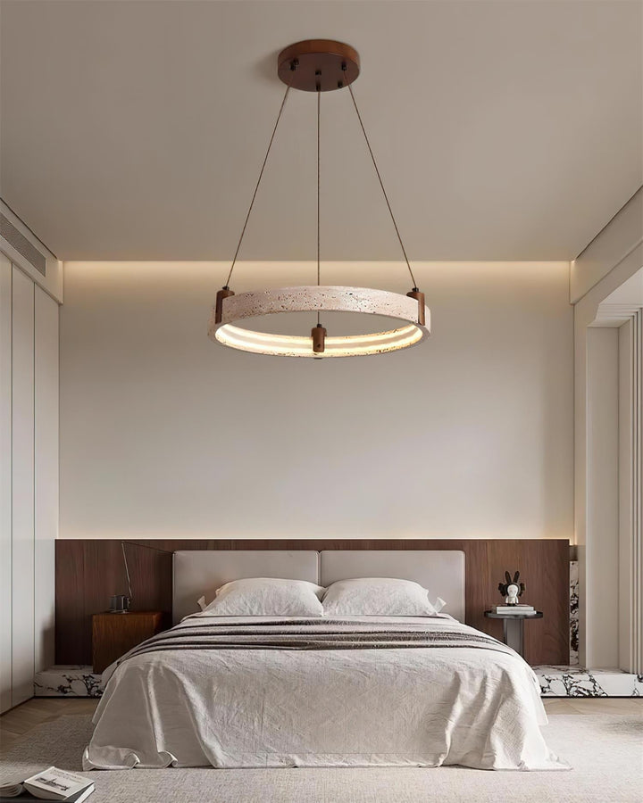 Celestial Orbit Travertine Chandelier - Vakkerlight