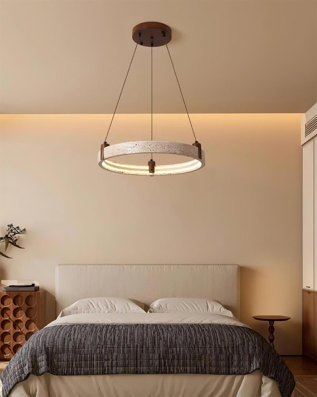 Celestial Orbit Travertine Chandelier - Vakkerlight