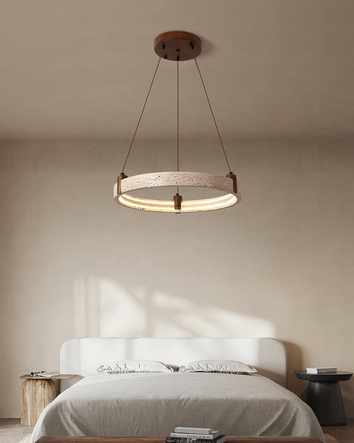 Celestial Orbit Travertine Chandelier - Vakkerlight