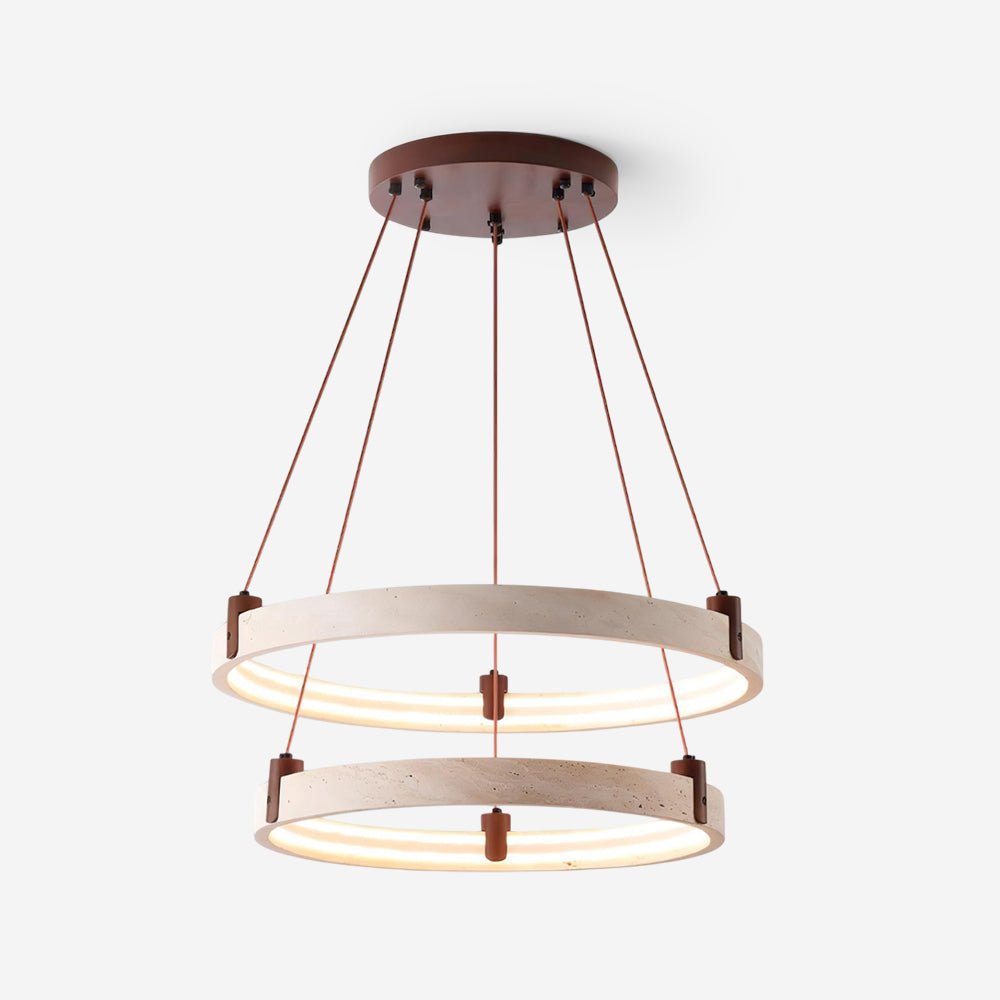 Celestial Orbit Travertine Chandelier - Vakkerlight