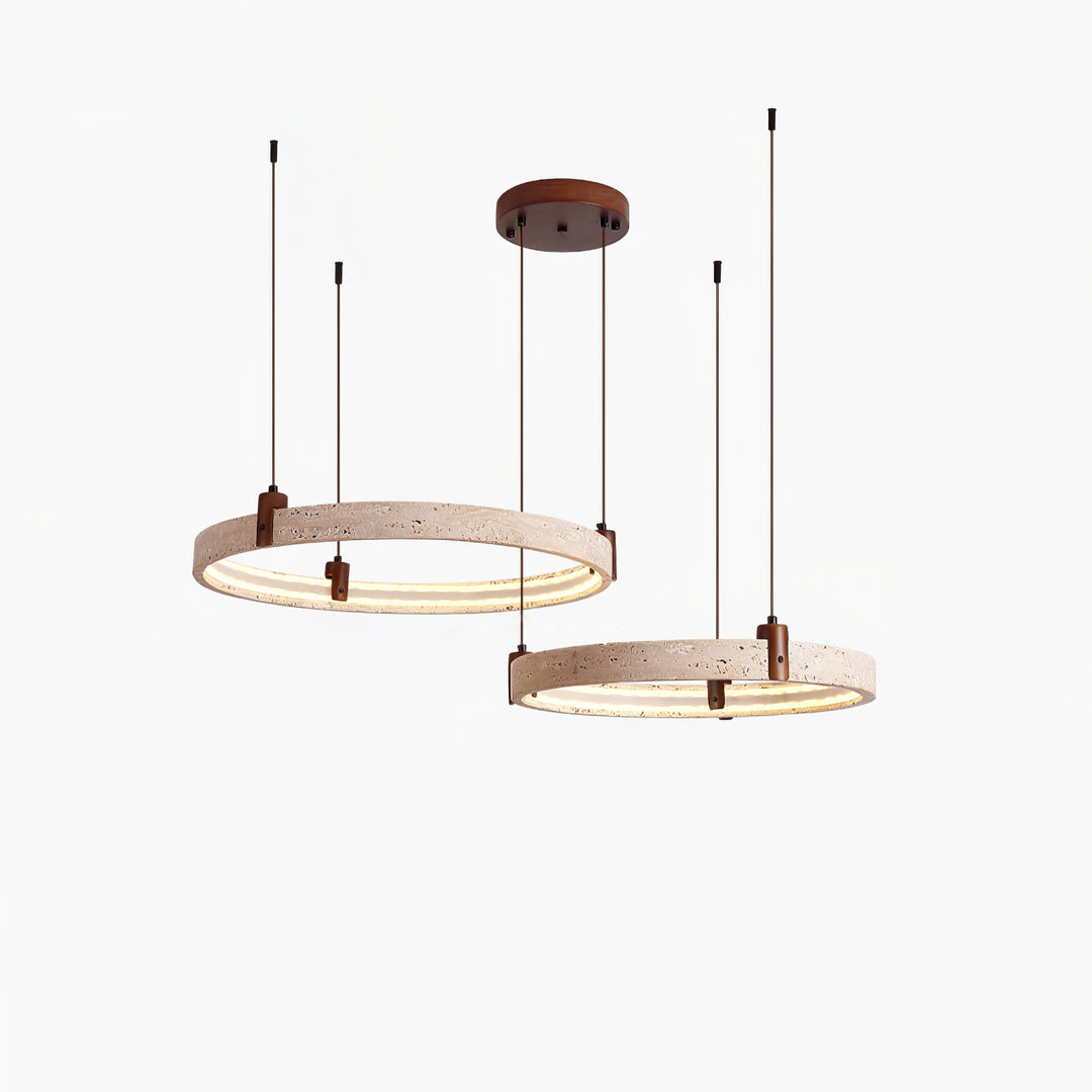 Celestial Orbit Travertine Chandelier - Vakkerlight