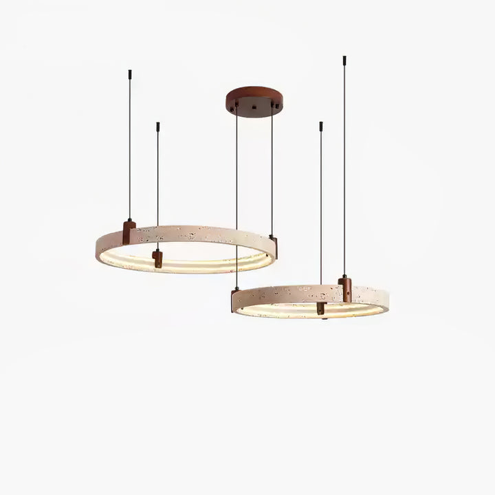 Celestial Orbit Travertine Chandelier - Vakkerlight