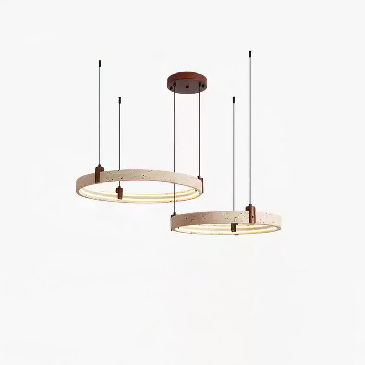 Celestial Orbit Travertine Chandelier - Vakkerlight