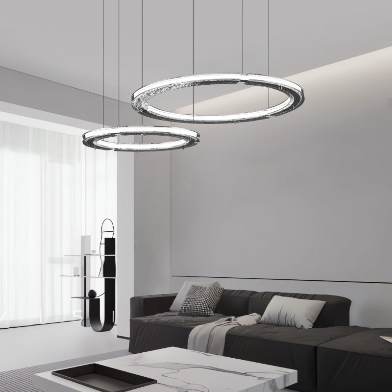 Celestial Rings Chandelier - Vakkerlight