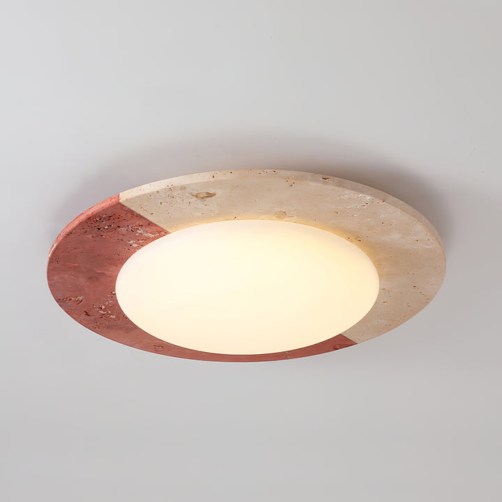 Celestial Travertine Ceiling Lamp