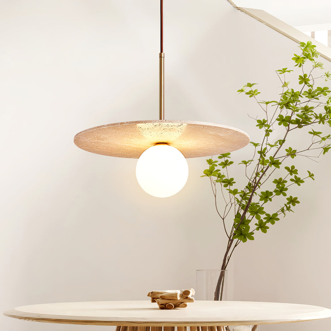 Celestial Travertine Pendant Light - Vakkerlight