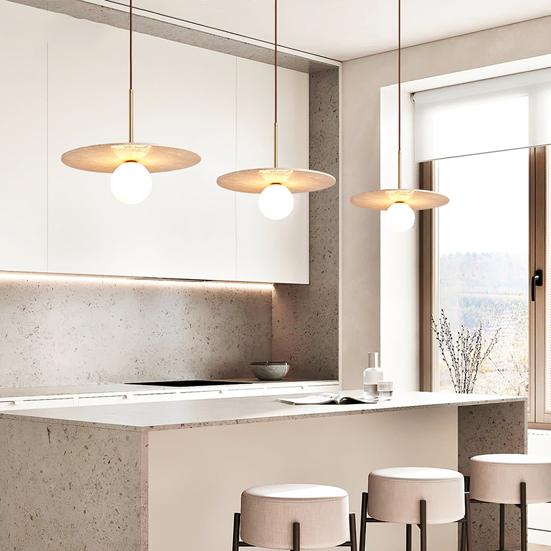 Celestial Travertine Pendant Light - Vakkerlight