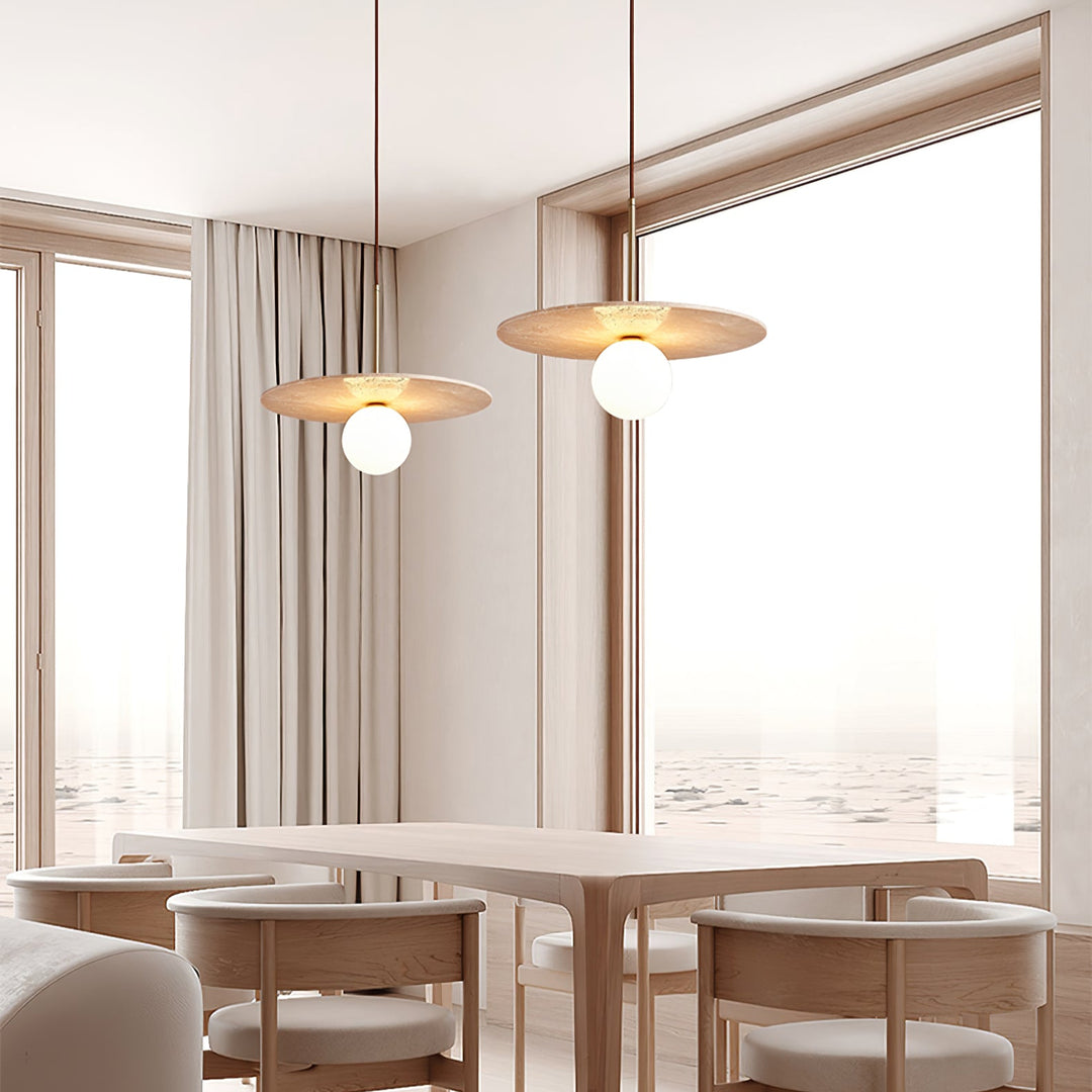 Celestial Travertine Pendant Light - Vakkerlight