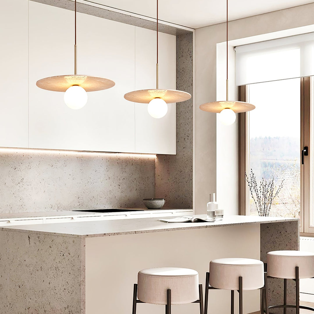 Celestial Travertine Pendant Light - Vakkerlight