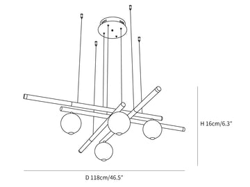 Cellar Suspension — Dimension drawings 2