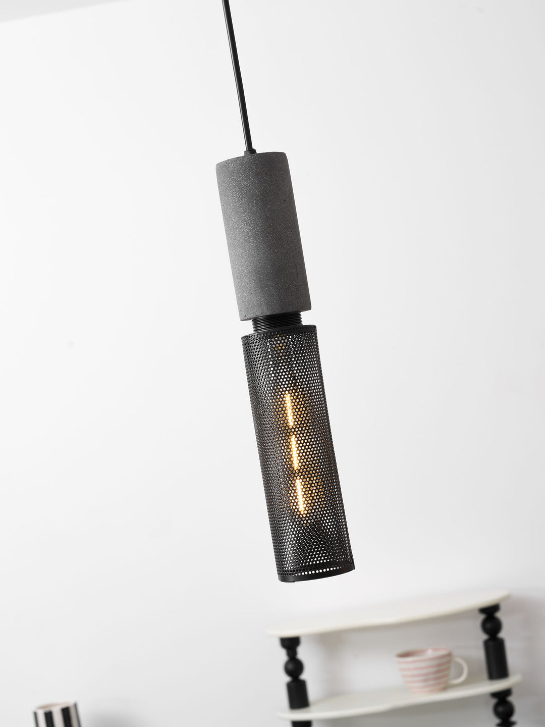 Cement Mesh Pendant Light