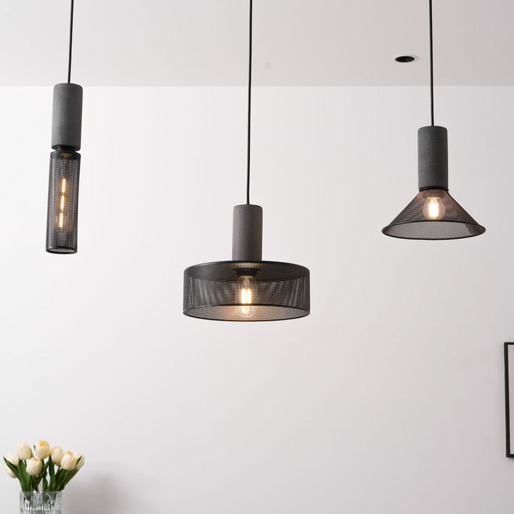 Cement Mesh Pendant Light