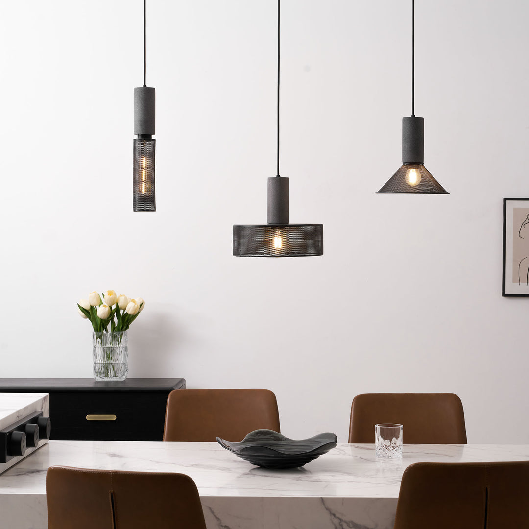 Cement Mesh Pendant Light