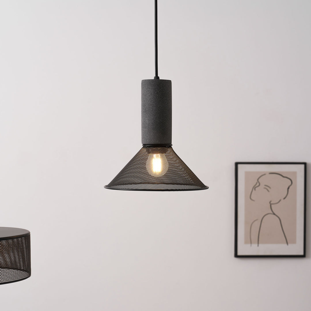 Cement Mesh Pendant Light