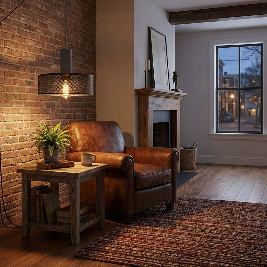 Cement Mesh Plug-in Pendant Lamp